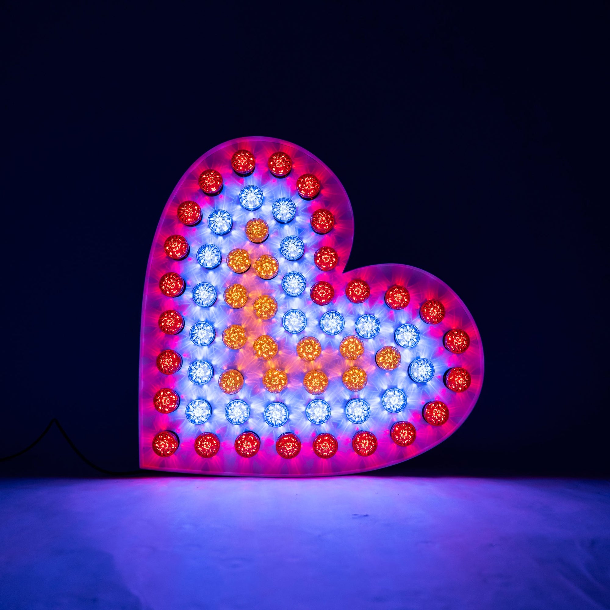 3D Heart Bulbed - Event Hire Brisbane