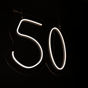 50 Neon Sign