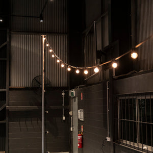 3.5m Festoon Pole and Stand - Festoon Lighting Hire Brisbane