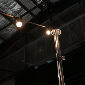 3.5m Festoon Pole and Stand - Festoon Lighting Hire Brisbane