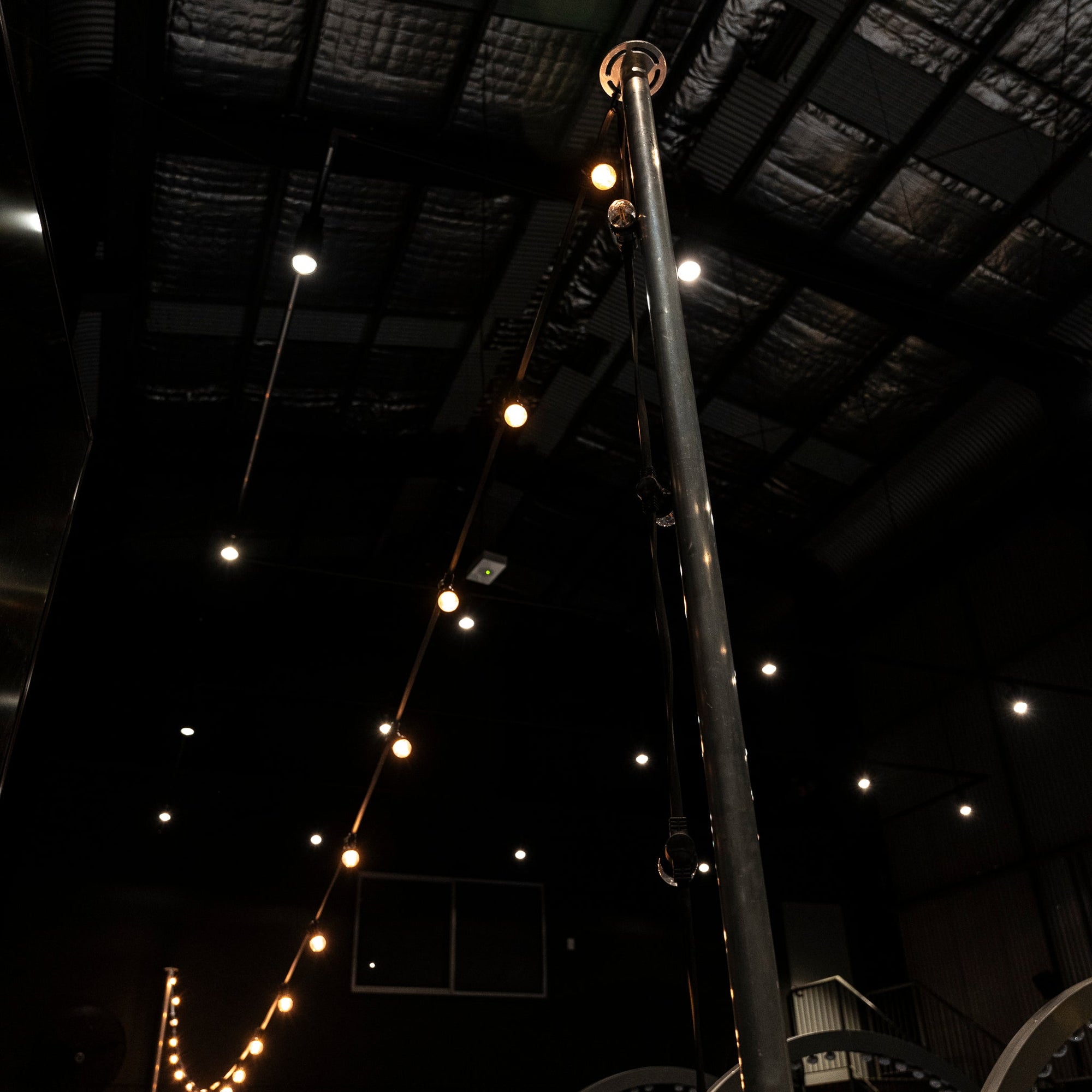 3.5m Festoon Pole and Stand - Festoon Lighting Hire Brisbane