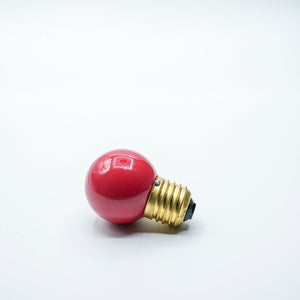 E27 Festoon Raspberry Red Bulb - Festoon Lighting Hire Brisbane