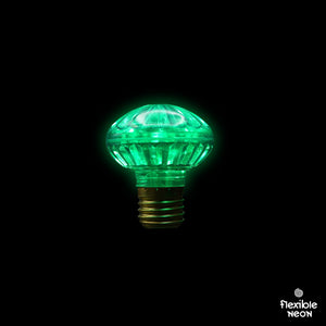 E27 Festoon Green Cabochon - Festoon Lighting Hire Brisbane