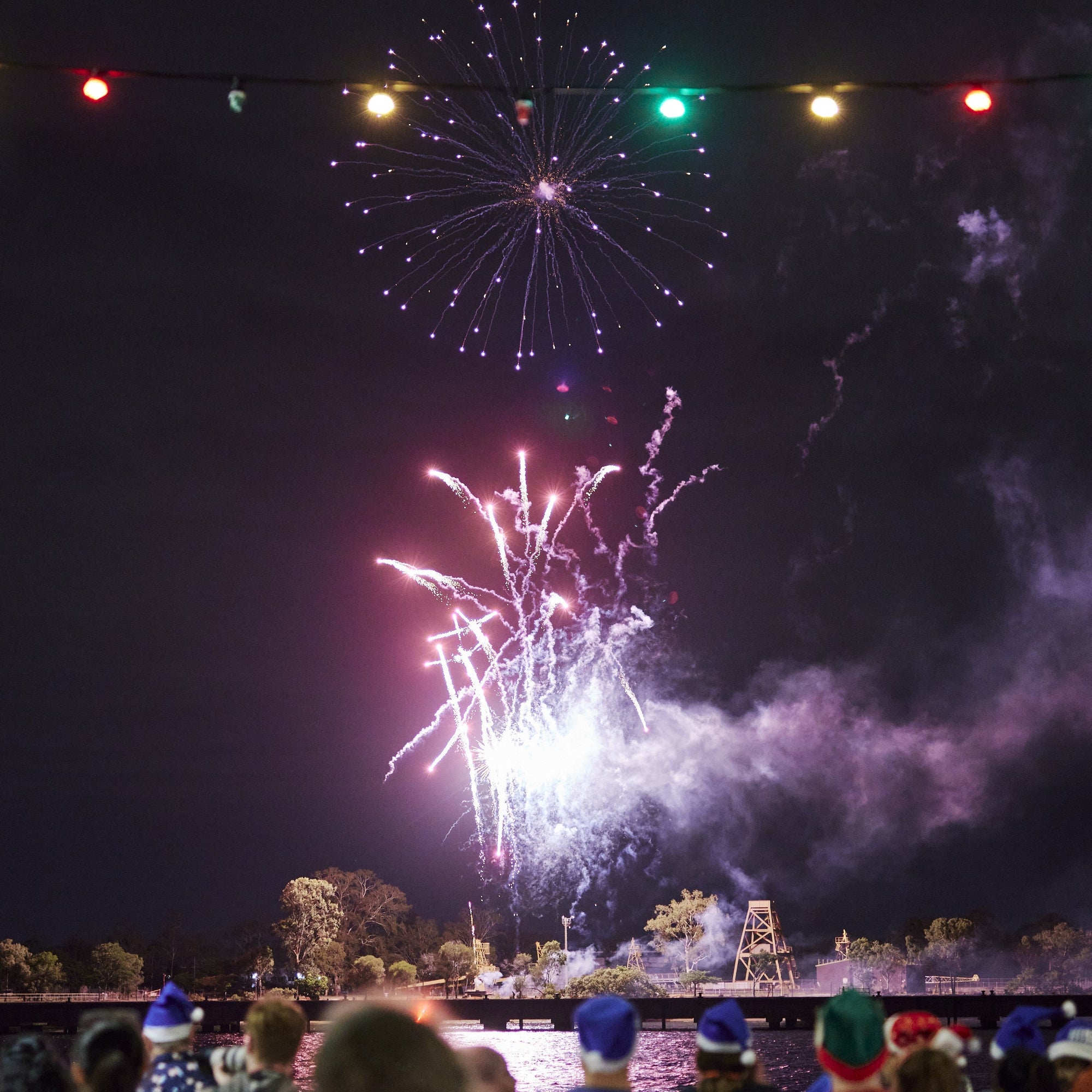 E27 Festoon Red Strobe - Festoon Lighting Hire Brisbane