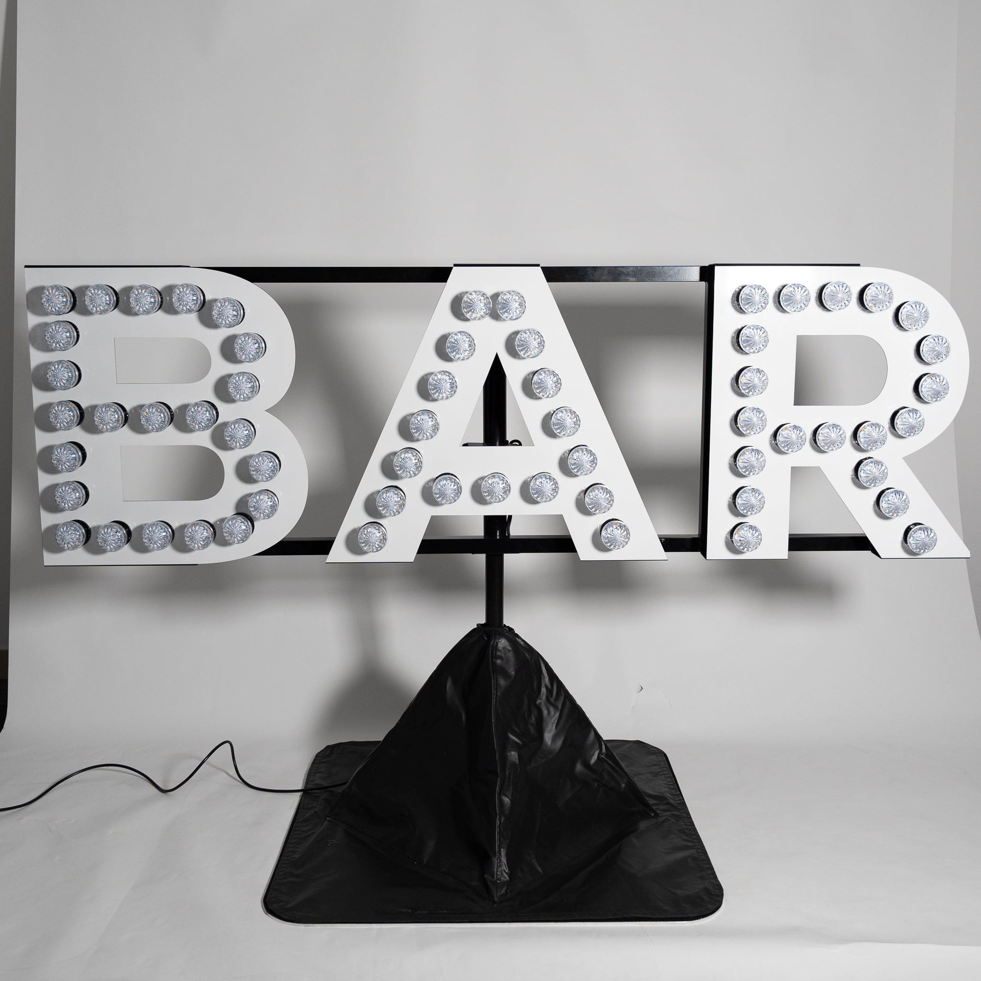 GIANT BAR Sign Double Bulbed - Event Sign Hire Brisbane