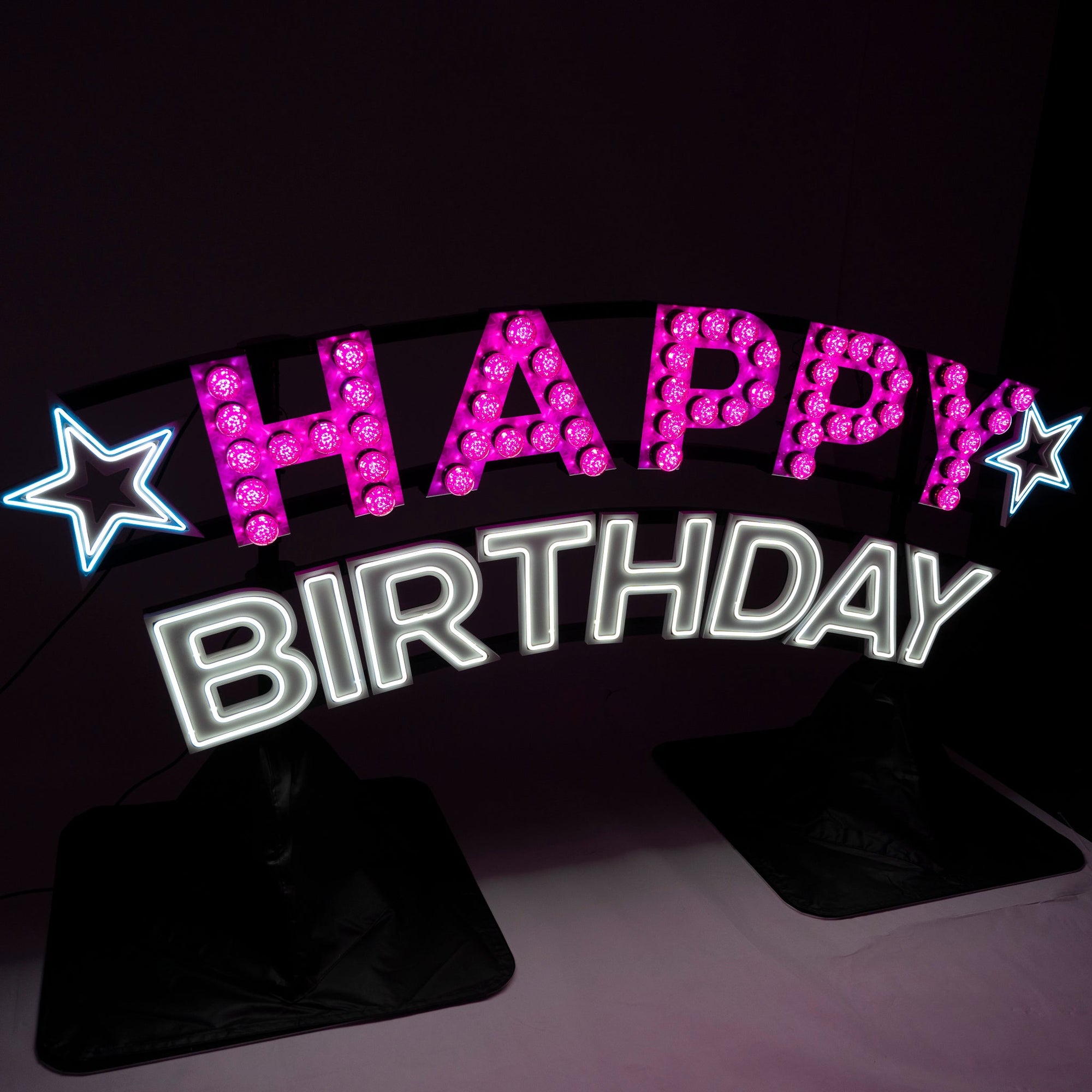 GIANT HAPPY BIRTHDAY Sign Combo - Event Hire Brisbane