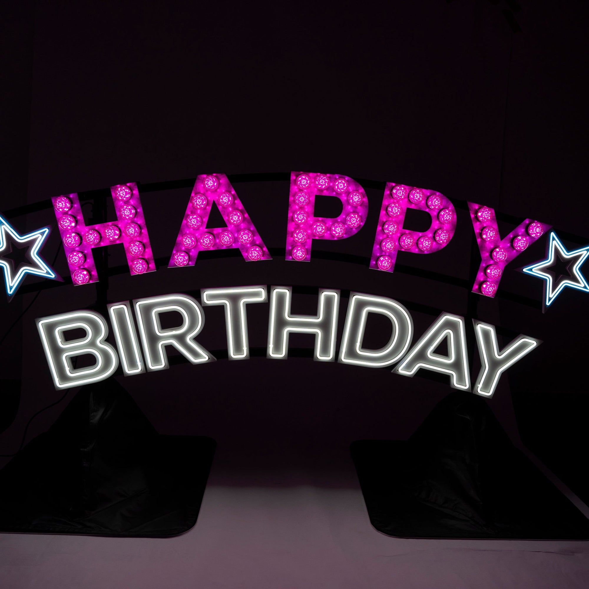 GIANT HAPPY BIRTHDAY Sign Combo - Event Hire Brisbane