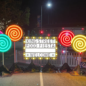 GIANT Lollipops (set of 5) Neon - Neon Sign Hire Brisbane