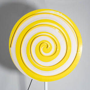 GIANT Yellow Lollipops Neon - Neon Sign Hire Brisbane