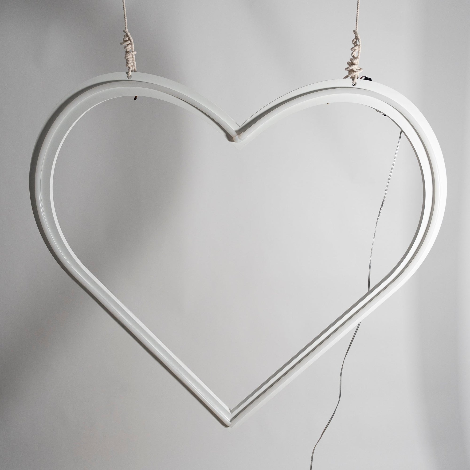 Skinny Heart Pixel Neon - Neon Sign Hire Brisbane